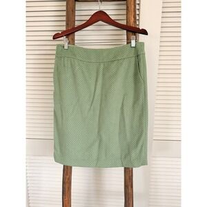 J.Mclaughlin‎ Green Pencil Skirt Business Career Office Wear Knee Length 10
